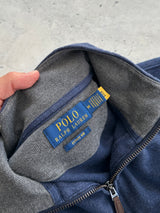 Ralph Lauren 1/4 Zip ribbed Pullover Jumper (M)