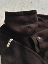 AW/08 Stone Island Denims Wool Chunky Knit Duffle Coat (XL)