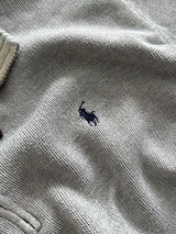 Pull en maille Ralph Lauren avec fermeture éclair 1/4 (Taille S)