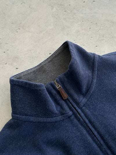 Ralph Lauren 1/4 Zip ribbed Pullover Jumper (M)