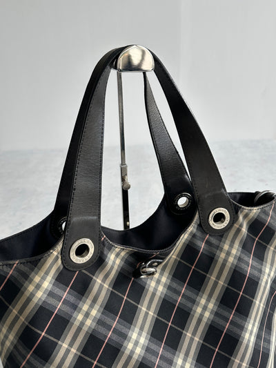 Burberry Blue Label Nova Check Reversible Bag (One Size)