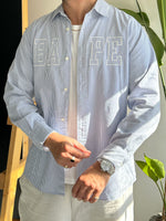 00's BAPE Pin Stripe Long Sleeve Shirt (M/L)