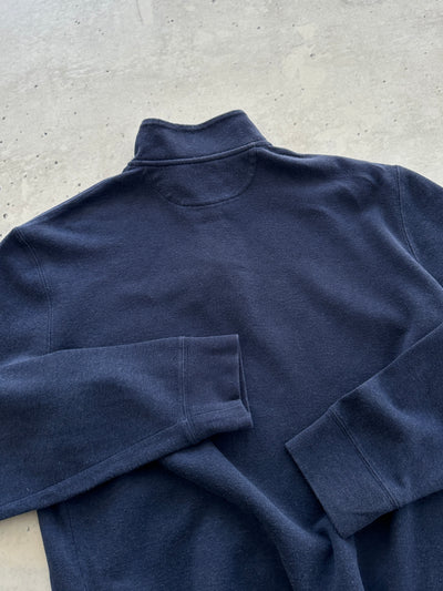 Ralph Lauren 1/4 Zip ribbed Pullover Jumper (M)