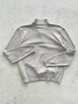 Pull en maille Ralph Lauren avec fermeture éclair 1/4 (Taille S)