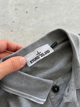 00's Stone Island Patch Logo Polo Shirt (S)