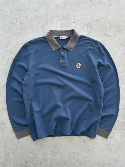 Moncler Long Sleeve Polo Shirt (XL)