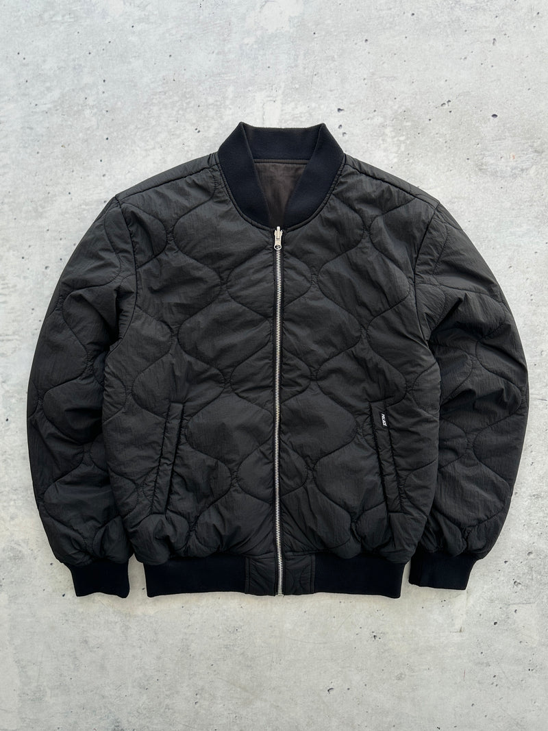 Palace Reversible Quilted Zip Up Bomber Jacket (S)