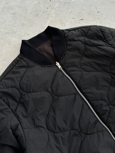 Palace Reversible Quilted Zip Up Bomber Jacket (S)