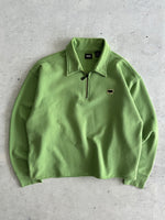Levi's Appliqué 1/4 Zip Pullover Sweatshirt (L)