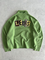 Levi's Appliqué 1/4 Zip Pullover Sweatshirt (L)