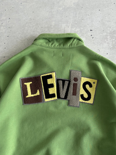Levi's Appliqué 1/4 Zip Pullover Sweatshirt (L)