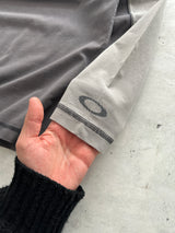 90's Oakley Two Tone Spell Out Long Sleeve T Shirt (S)