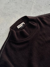 37 Pull en maille de laine Stone Island à col montant (L)