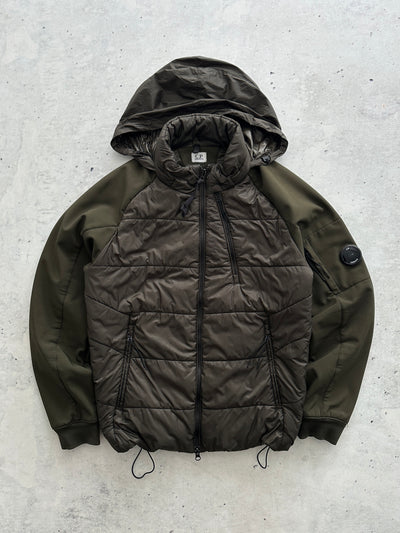 CP Company Shell Padded Zip Up Jacket (M)