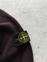 37 Pull en maille de laine Stone Island à col montant (L)