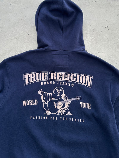 True Religion Zip Up Hoodie (L)