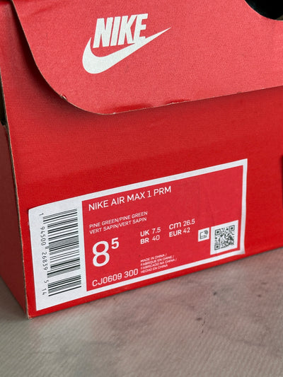Nike Air Max 1 PRM Limeade Trainers (UK 7.5)