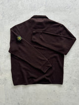 37 Pull en maille de laine Stone Island à col montant (L)