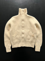 Evisu Heavyweight Chunky Wool Zip Up Jumper (S)