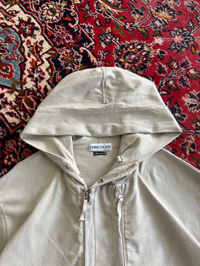 Stone Island Zip Up Lightweight Hoodie (XXL)