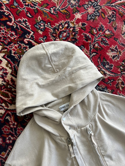 Stone Island Zip Up Lightweight Hoodie (XXL)