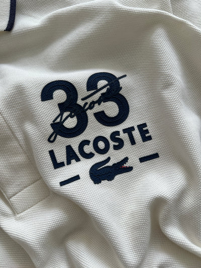 Lacoste Big Logo Long Sleeve Polo Shirt (XL)