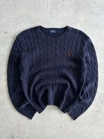 Ralph Lauren Cable Knit Crewneck Jumper (S)