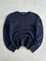 Ralph Lauren Cable Knit Crewneck Jumper (S)