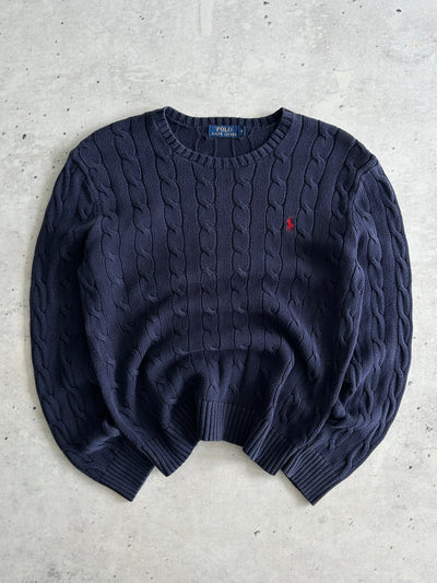 Ralph Lauren Cable Knit Crewneck Jumper (S)