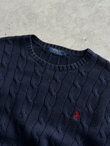 Ralph Lauren Cable Knit Crewneck Jumper (S)