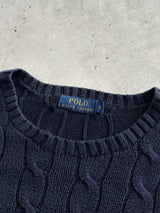 Ralph Lauren Cable Knit Crewneck Jumper (S)
