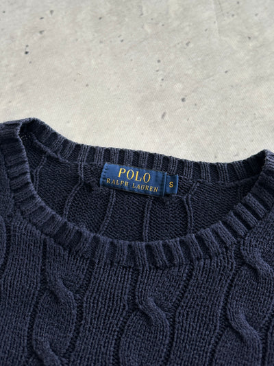 Ralph Lauren Cable Knit Crewneck Jumper (S)