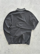 AW/17 Stone Island Patch Logo Long Sleeve Polo Shirt (S)