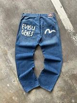 00's Evisu Genes Baggy Denim Jeans (W38 x L34)