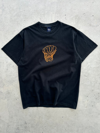 90's Stussy Basket Net T Shirt (L)
