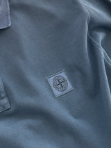 AW/16 Stone Island Patch Logo Long Sleeve Polo Shirt (XL)
