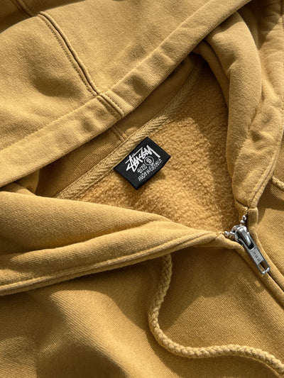 Stussy Script Heavyweight Zip Up Hoodie (S)