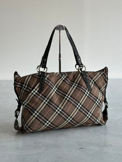 Burberry Blue Label Nova Check Tote Bag (One Size)