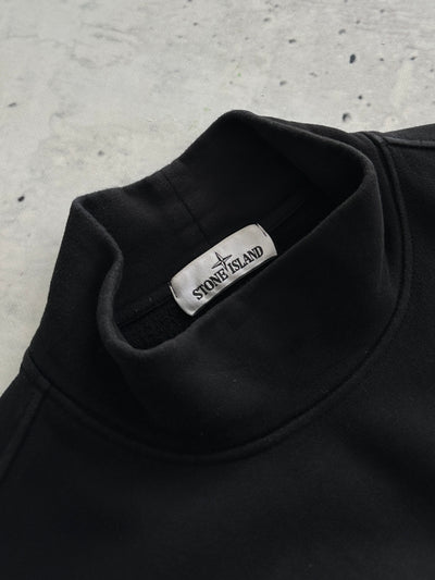 71 Sweat-shirt col roulé Stone Island épais (M)