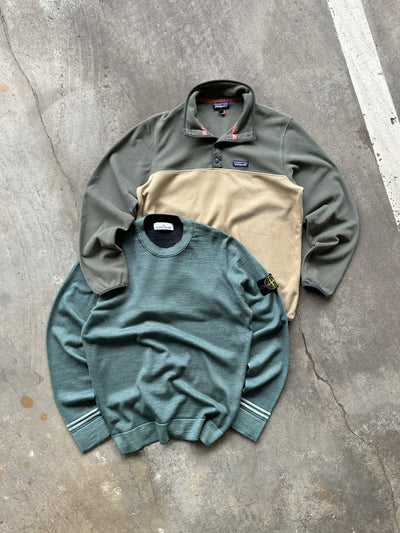 AW/20 Stone Island Wool Crewneck Knit Jumper (L)