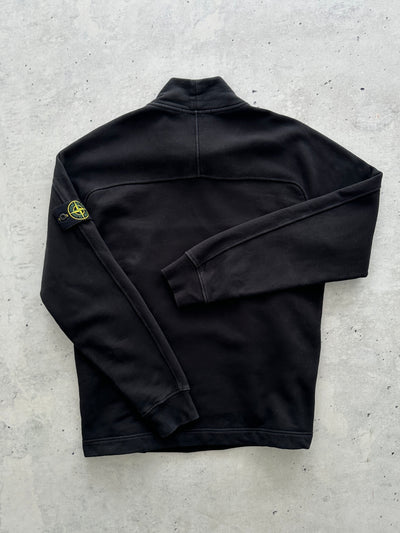 71 Sweat-shirt col roulé Stone Island épais (M)
