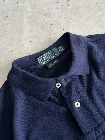 Ralph Lauren Big Logo Long Sleeve Polo Shirt (M)