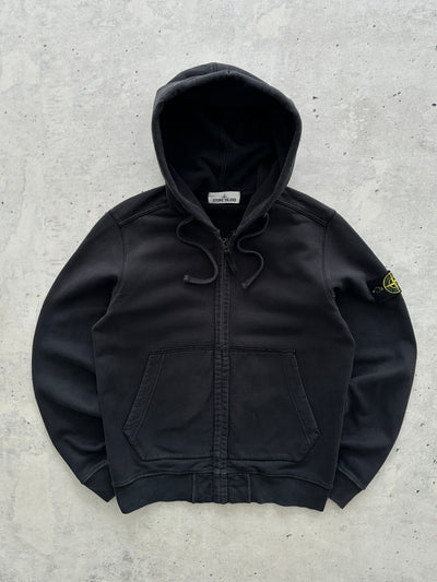69 Sweat à capuche zippé Stone Island lourd (S)