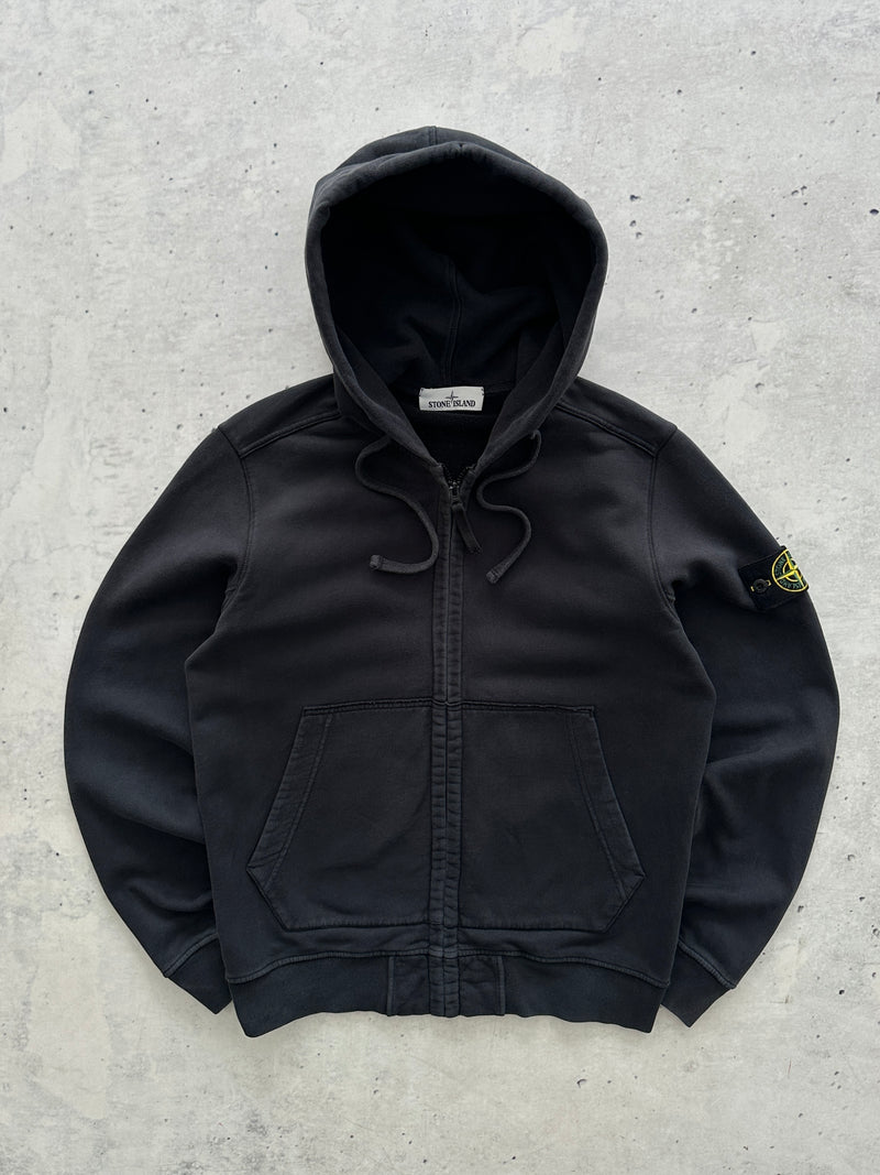 69 Sweat à capuche zippé Stone Island lourd (S)