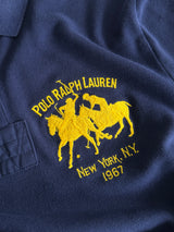 Ralph Lauren Big Logo Long Sleeve Polo Shirt (M)