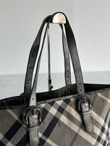 Burberry Shimmer Nova Check Byron Tote Bag (One Size)