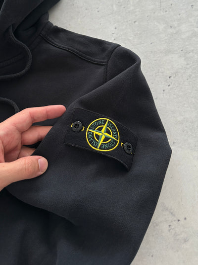 69 Sweat à capuche zippé Stone Island lourd (S)