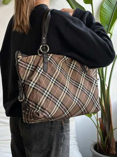 Burberry Blue Label Nova Check Tote Bag (One Size)