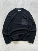 SS/21 Stone Island Nylon Pocket Crewneck Jumper (S)