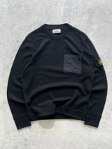 SS/21 Stone Island Nylon Pocket Crewneck Jumper (S)